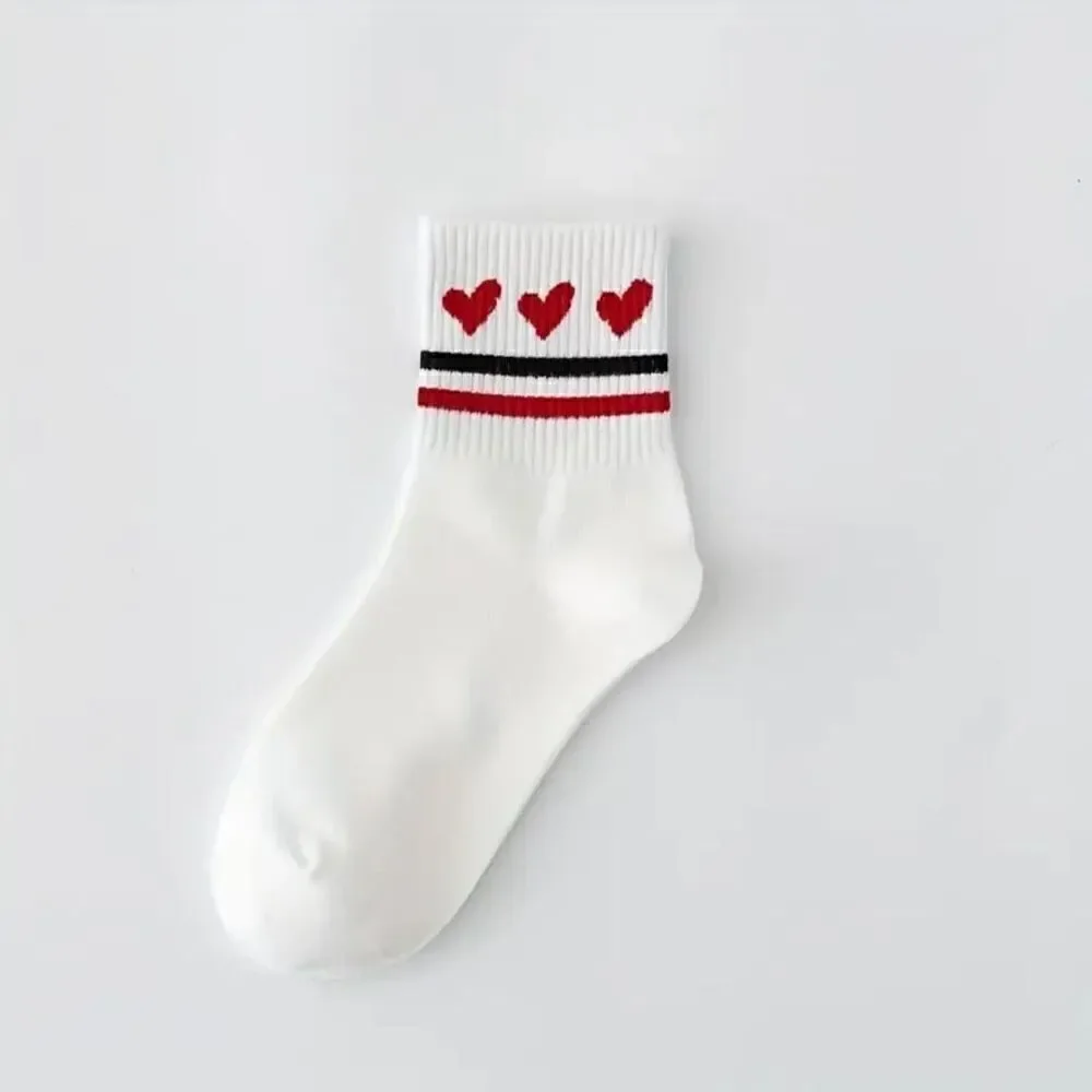 10 Pairs of Whimsical Cartoon Print Socks Soft Breathable and Comfy Womens New